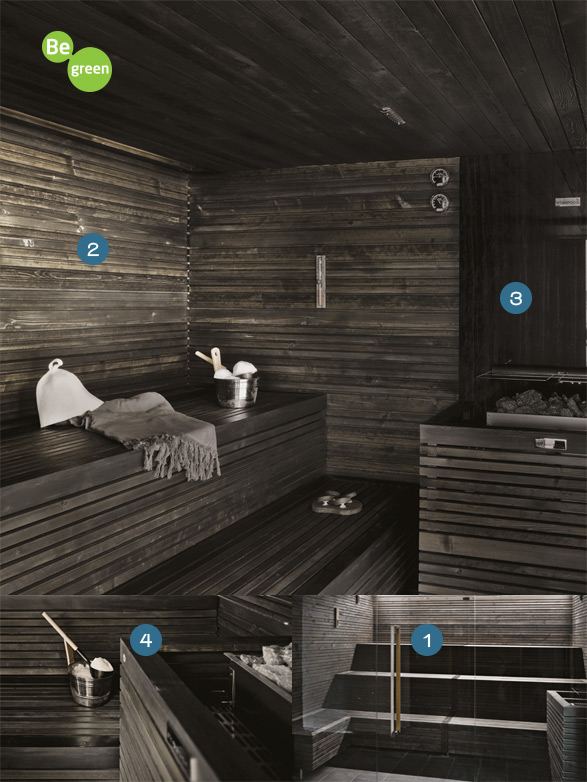 Like-Bol de sauna avec outil fixe avec une tasse d'arôme de sauna de bras  pivotant piscine de massage de SPA de longue durée de vie